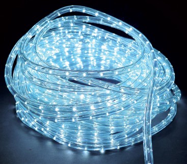 Tube lumineux 8m - effet flash - 192 LEDs - Blanc