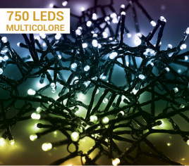 Guirlande électrique SNAKE 750 LEDs - Multicolore