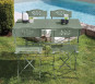 VENONE - Ensemble table et chaises de jardin - 4 places - Vert Amande