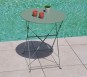 CAPRONE - Ensemble table et chaises de jardin - 2 places - Vert Amande